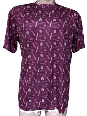 NEW Alabama A&M Bulldogs Colosseum Maroon Logo Crew Neck Tee T-Shirt Men's L